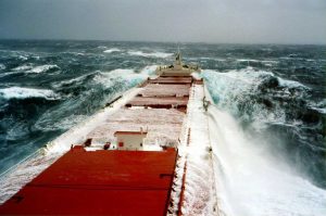 Tanker in Storm