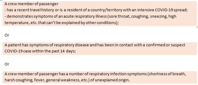 COVID-19 Suspect Cases