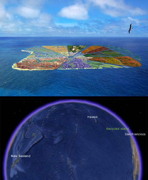 Мусорный остров в тихом океане на карте фото со спутника